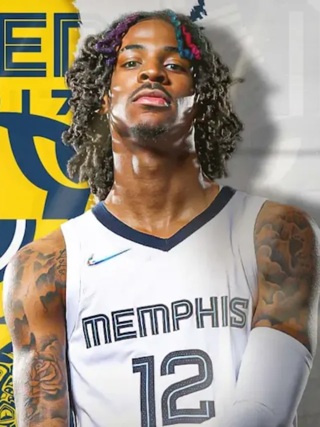 Ja-Morant Look With His White Jercey