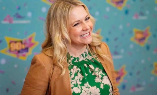 Melissa Joan Hart attends 90s Con on Saturday, March 18, 2023, at the Hartford Convention Center in Hartford, Conn. Charles SykesCharles SykesInvisionAP