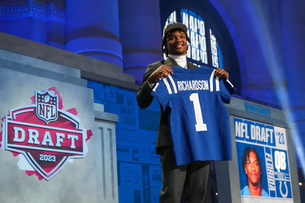 The Colts Drafted Anthony Richardson With The No. 4-Overall Pick In The 2023 Nfl Draft.