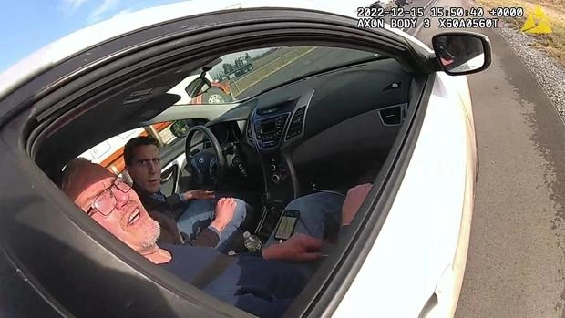 Police released new body cam video of Bryan Kohberger and his father being pulled over twice in Indiana on a December road trip home to Pennsylvania. The video was taken more than two weeks before Kohberger's arrest at his family's home.