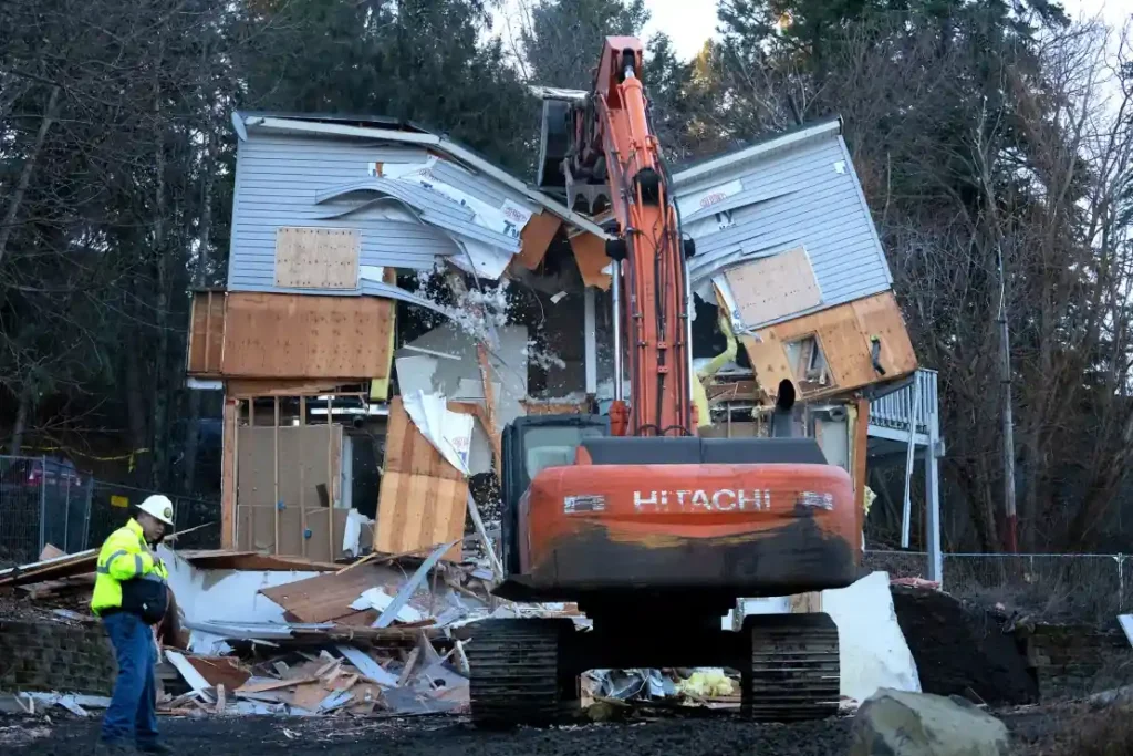 The house where four University of Idaho students were killed in 2022 was demolished on December 28 in Moscow, Idaho. 