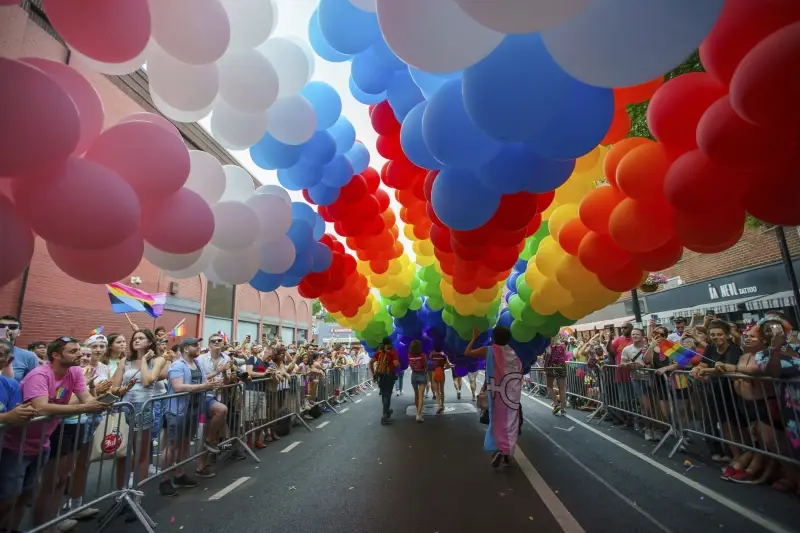 Revelers Participate In The Nyc Pride March, Sunday, June 25, 2023, In New York